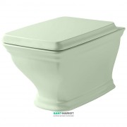 Унітаз підвісний ArtCeram Civitas 36х53,5 см санфарфор зелений CIV001 35; 00