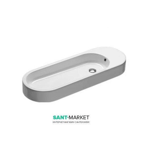 Раковина для ванної без отворів 100х35 см Hatria AREA Y0W101