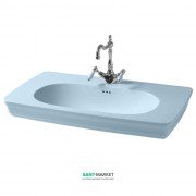 Раковина для ванной ArtCeram Civitas 90х50 см санфарфор голубой CIL002 32;00
