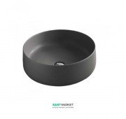 Раковина для ванной ArtCeram Cognac Ø 42 см санфарфор серый COL001 15;00