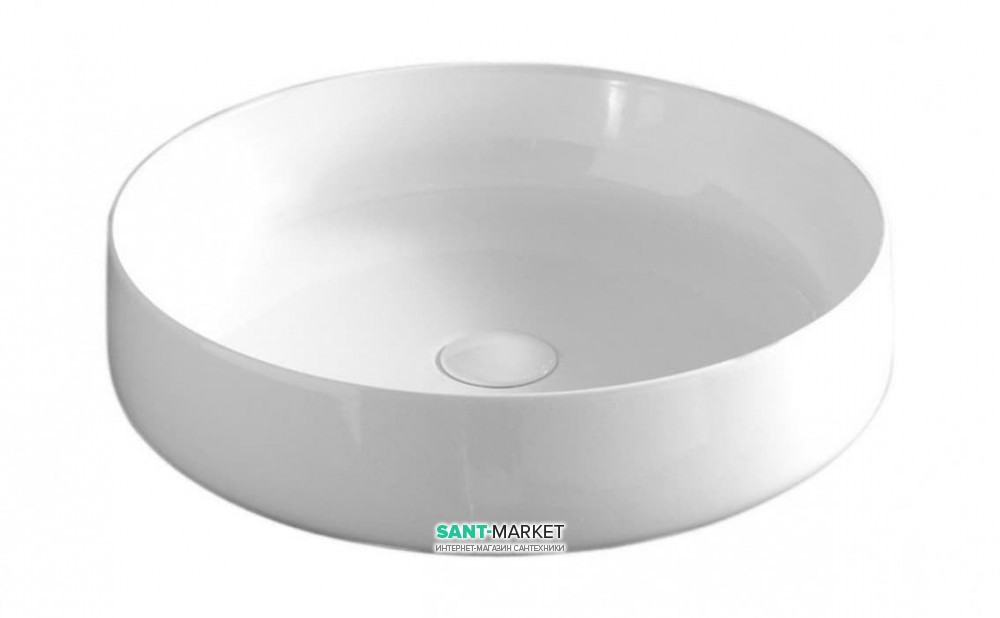 Раковина для ванной ArtCeram Cognac Ø 48 см белый глянцевый COL002 01;00