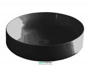 Раковина для ванної ArtCeram Cognac Ø 48 см чорний глянсовий COL002 03; 00