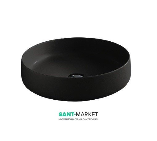 Раковина для ванной ArtCeram Cognac Ø 48 см чёрный матовый COL002 17;00