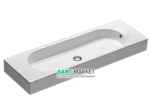 Раковина для ванної без отворів 110х35 см Hatria AREA Y0W501