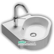 Раковина для ванной на одно отверстие угловая правая Hatria AREA 47х47 см Y0WF01