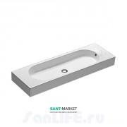 Раковина для ванной с одним отверстием  110х35 см Hatria AREA Y1M701