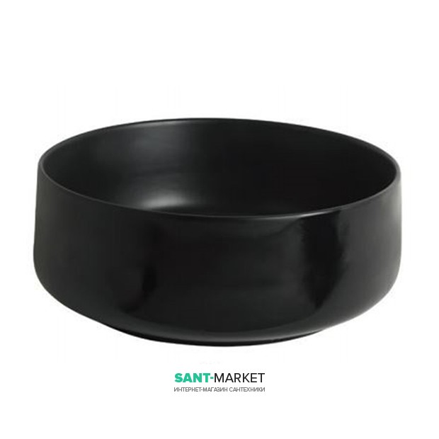 Раковина для ванной ArtCeram Cognac Ø35 см чёрный глянцевый COL004 03;00