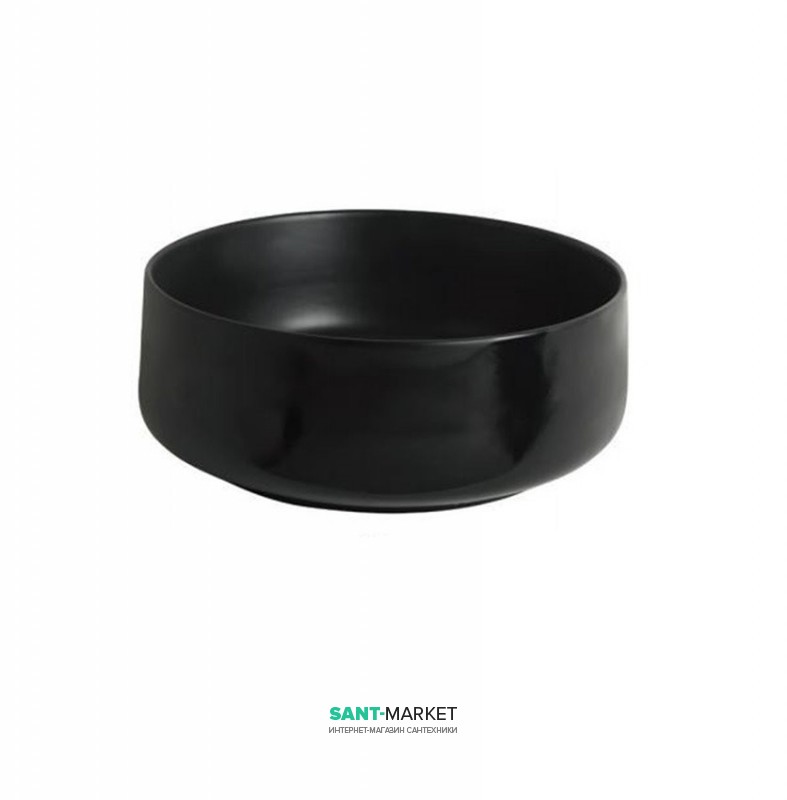 Раковина для ванной ArtCeram Cognac Ø35 см санфарфор чёрный матовый COL004 17;00