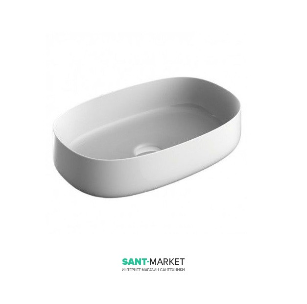 Раковина для ванной ArtCeram Cognac 55х35 см белый матовый COL003 05;00
