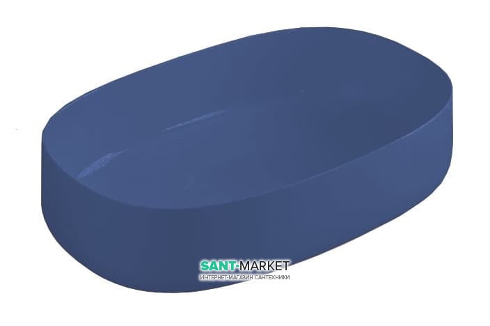 Раковина для ванной ArtCeram Cognac 55х35 см санфарфор синий COL003 16;00
