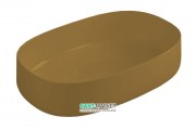 Раковина для ванної ArtCeram Cognac 55х35 см санфорфор коричневий COL003 18; 00