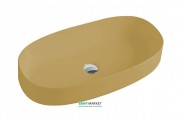 Раковина для ванной ArtCeram Cognac 68х35 см санфарфор жёлтый COL005 12;00