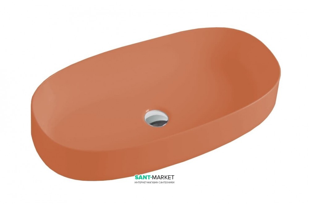 Раковина для ванной ArtCeram Cognac 68х35 см санфарфор оранжевый COL005 13;00