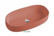 Раковина для ванної ArtCeram Cognac 68х35 см червоний корал COL005 14; 00