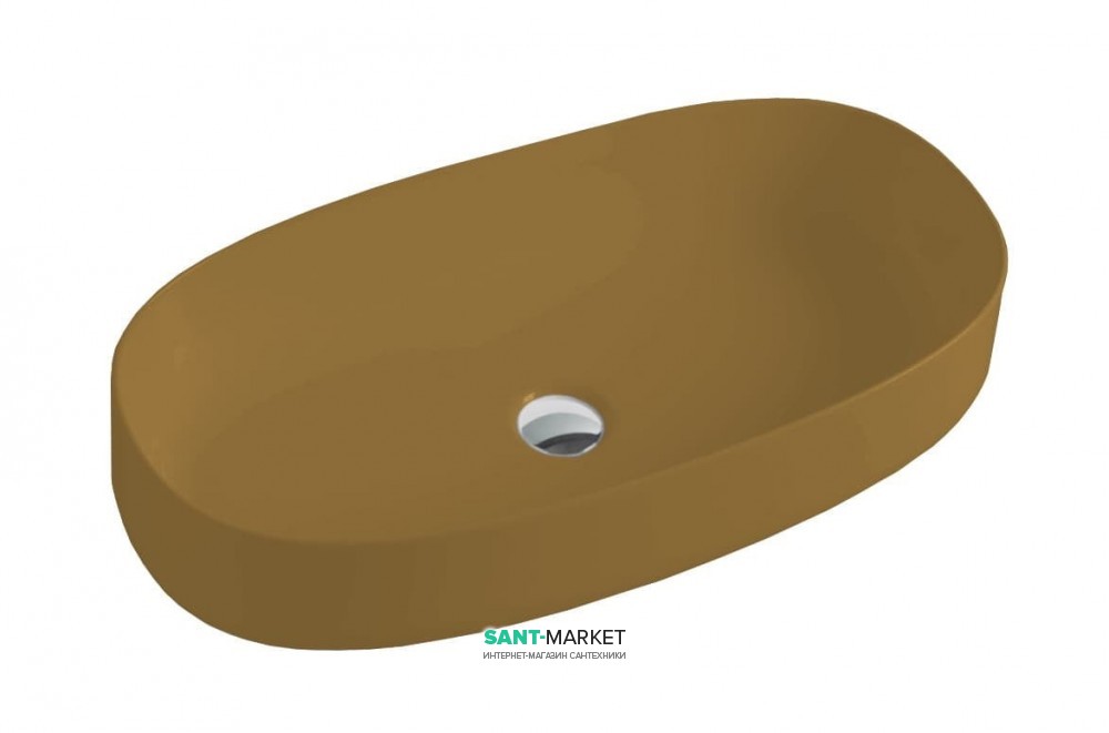 Раковина для ванної ArtCeram Cognac 68х35 см коричневий COL005 18; 00