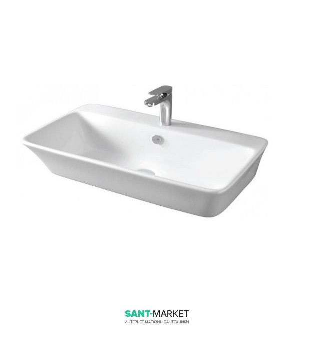 Раковина для ванной ArtCeram Cow 80х45 см белый глянцевый CWL003 01;00
