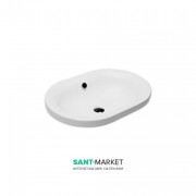 Раковина для ванной без отверстия под смеситель Hatria DAYTIME   61х43 см Y0YU01