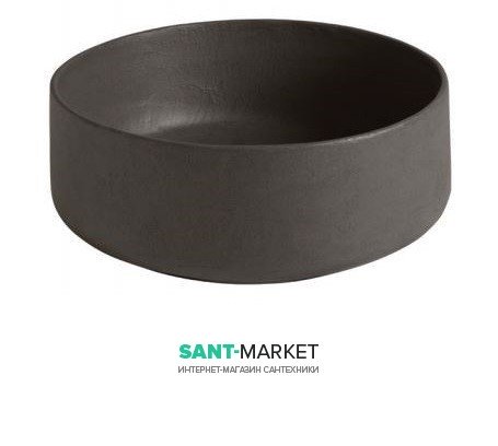 Раковина для ванної ArtCeram Cognac Ø35 см чорний (nero roma) COL004 20; 00