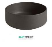 Раковина для ванної ArtCeram Cognac Ø35 см чорний (nero roma) COL004 20; 00