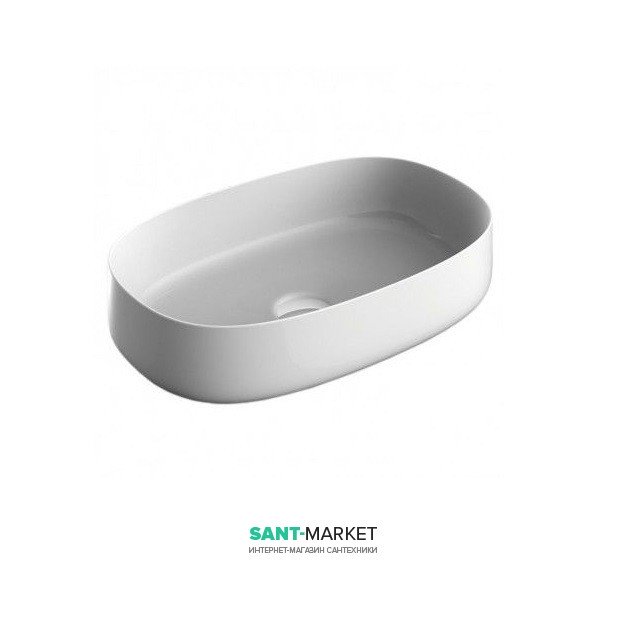 Раковина для ванної ArtCeram Cognac 55х35 см білий матовий COL003 05; 00