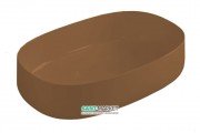 Раковина для ванной ArtCeram Cognac 55х35 см санфорфор коричневый COL003 19;00