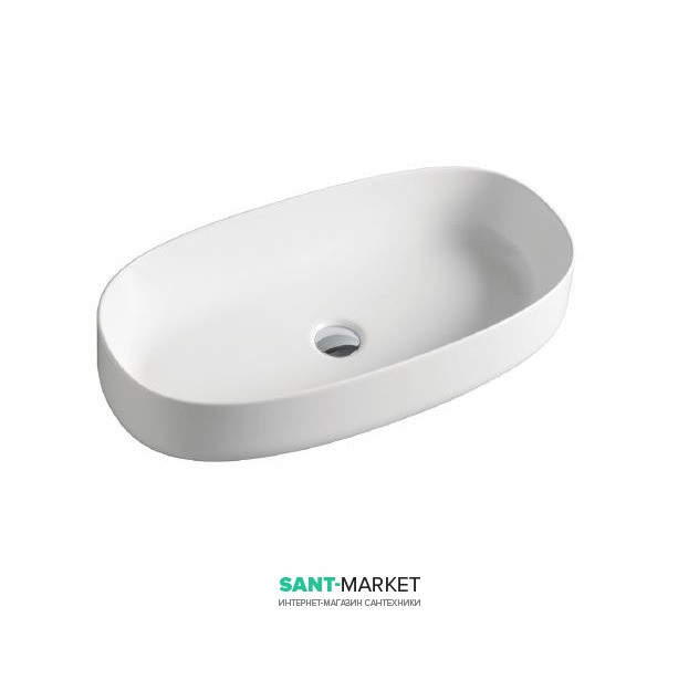 Раковина для ванної ArtCeram Cognac 68х35 см білий глянсовий COL005 01; 00