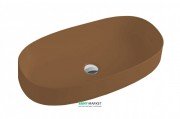 Раковина для ванной ArtCeram Cognac 68х35 см коричневый COL005 19;00
