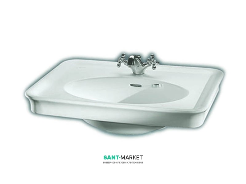 Раковина для ванної підвісна на один отвір Hatria DOLCEVITA 75х57 см Y0EJ01