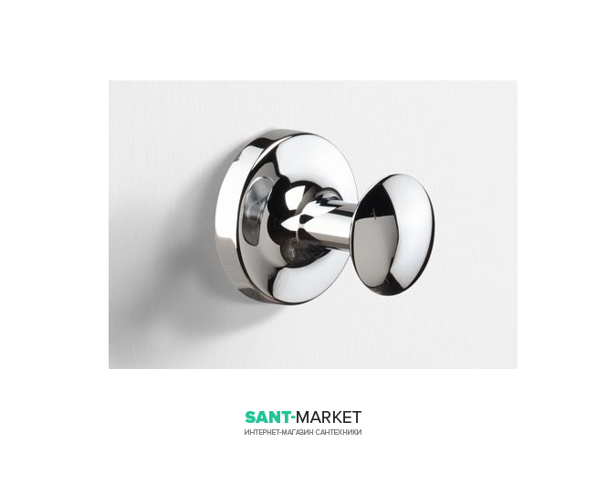 Крючок для ванной Sonia E-Plus одинарный латунь хром 124503