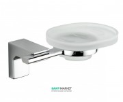 Мыльница для ванной Sonia Eletech настенная белый/хром 114078