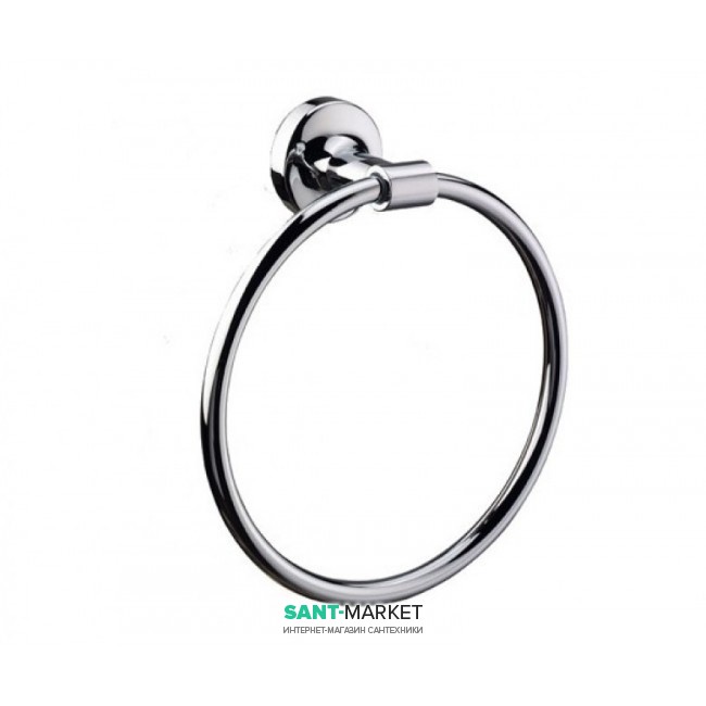 Настенный держатель-кольцо для полотенец Sonia E-Plus хром 124510