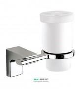 Cтакан для зубных щеток Sonia Eletech настенный белый/хром 113989