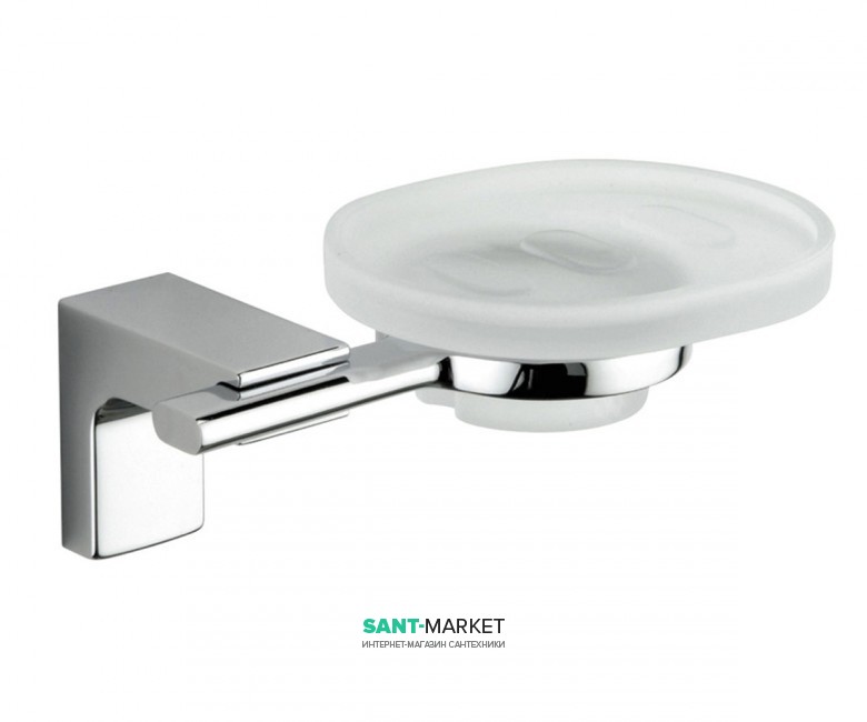 Мильниця для ванною Sonia Eletech настінна білий / хром 114078