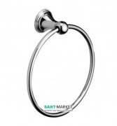 Настенный держатель-кольцо для полотенец Sonia Genoa латунь хром 107445