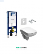 Унітаз Kolo Nova Pro Rimfree з сидінням і інсталяцією Geberit Duofix Sigma M39018000 + 111.300.00.5