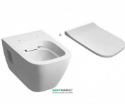 Унитаз подвесной Kolo Modo Rimfree с сидением с крышкой soft-close белый L33120000 + L30112000