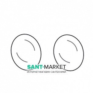 Заглушки для подвесного унитаза и биде Hatria Sculture керамика Y0FJ01