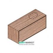 Тумба підвісна для раковини Hatria Sliding wood system 100 з отвором справа горіх YXTT92