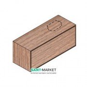 Тумба подвесная Hatria Sliding wood system 120 с отверстием справа дерево орех YXTS92