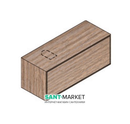Тумба подвесная Hatria Sliding wood system 120 с отверстием слева (cut 3) дерево орех YXW692