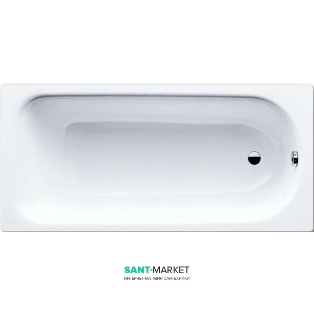 Ванна стальная Kaldewei Saniform Plus 160х75 см 3,5 мм 177 л белый 112500010001