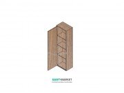 Пенал підвісний Hatria SLIDING wood system 260x400x1400 горіх YXPZ92