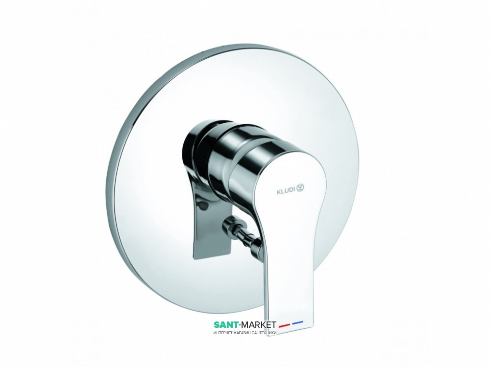 Смеситель для душа Kludi Zenta SL скрытого монтажа латунь хром 486500565