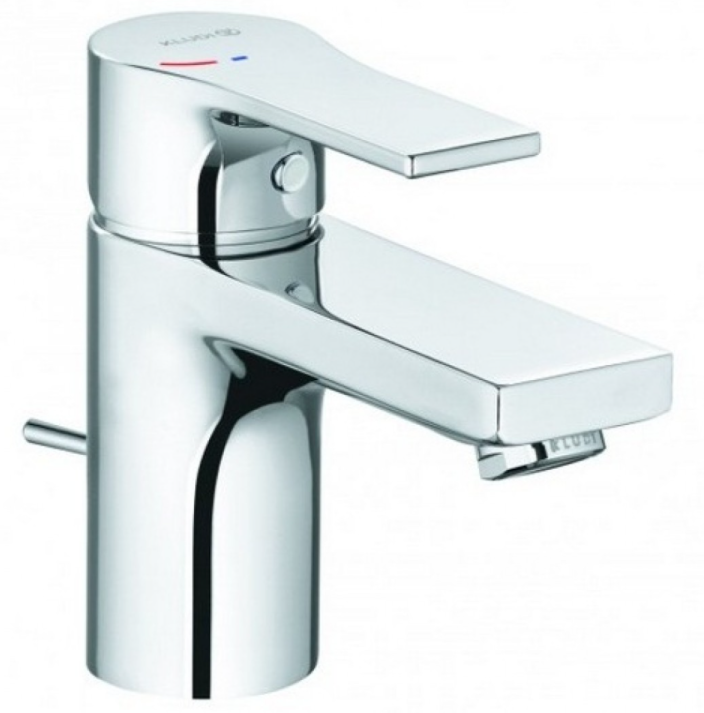 Смеситель для раковины Kludi Zenta SL однорычажный с донным клапаном хром 482630565