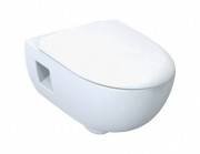 Унітаз підвісний Geberit Smyle Rimfree безободковий з сидінням Soft Close 500.215.01.1 + 500.232.01.1