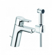 Смеситель для раковины Kludi Pure&Easy однорычажный с гигиеническим душем хром 372590565