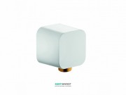 Шланговое подключение Kludi A-Qa с защитой от обратного тока воды белый 6554343-00