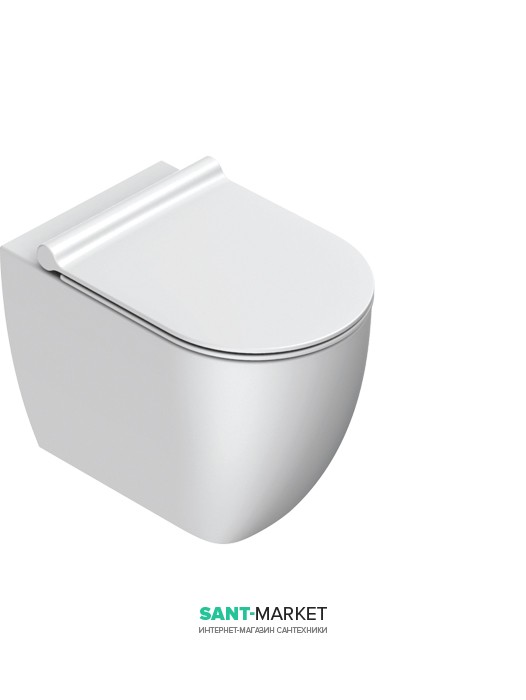 Унитаз напольный Catalano Sfera 35х54 см керамика белый матовый 1VPS54RBM