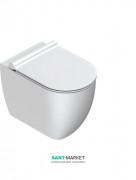 Унитаз напольный Catalano Sfera 35х54 см керамика белый матовый 1VPS54RBM