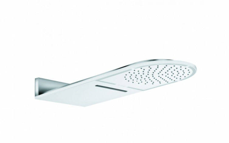 Верхний душ Kludi A-Qa два  вида струи белый/хром 6488091-00